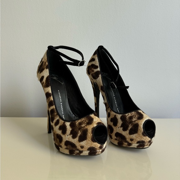 Giuseppe Zanotti Peep Toe Stilettos - Picture 1 of 3
